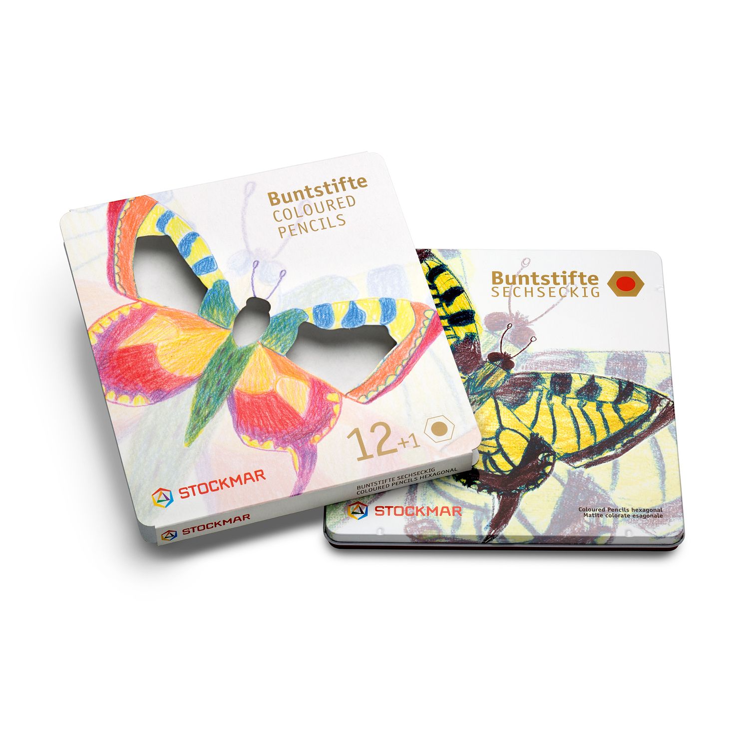 STOCKMAR Buntstifte sechseckig 12+1