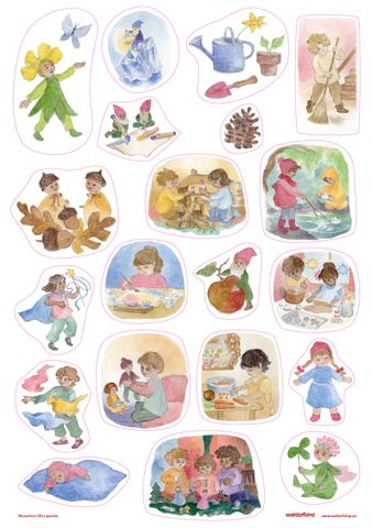 Stickerbogen Kinderwelt