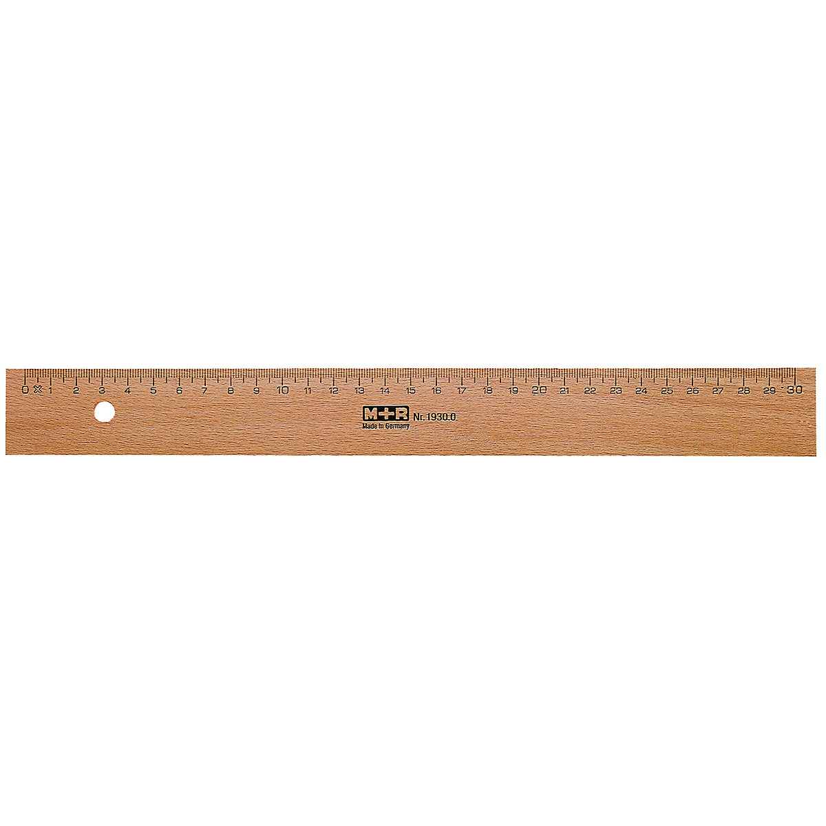 Wooden ruler 20 cm