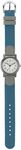 Reloj de pulsera infantil, azul/gris