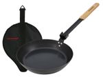 Carbon steel pan for campfire