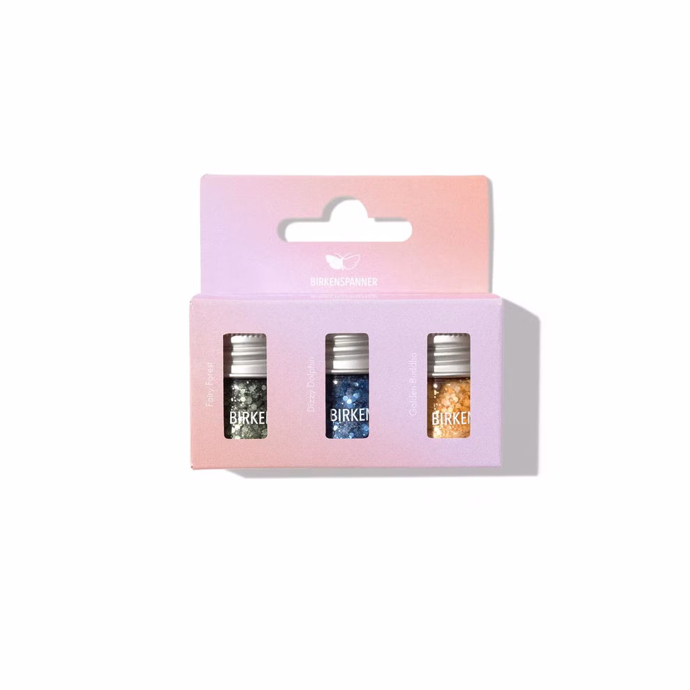 Glitter biologici in confezione da 3 Collezione Sandy Sea Glitter biologici in confezione da 3 Collezione Sandy Sea