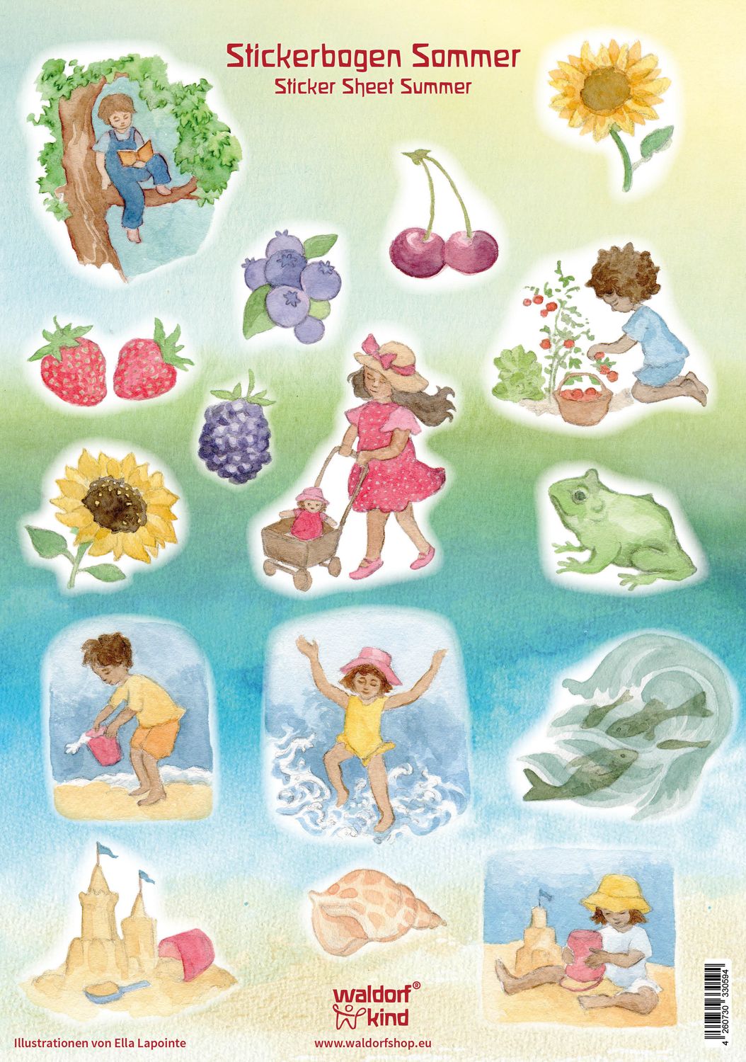 Sticker Sheet Summer