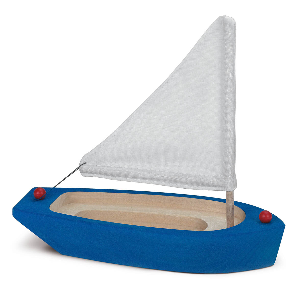 Segelschiff, klein blau