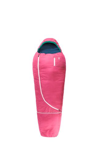 Kinderschlafsack mit Wollfüllung pink