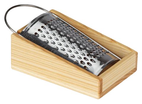 Fine grater in wooden box