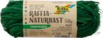 Raffia Natuurlijke Bast, 50g dennengroen