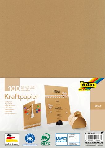 Papel kraft DIN A4