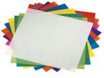 Folding sheets of tracing paper 500 sheets, assorted colours 20 x 20 cm