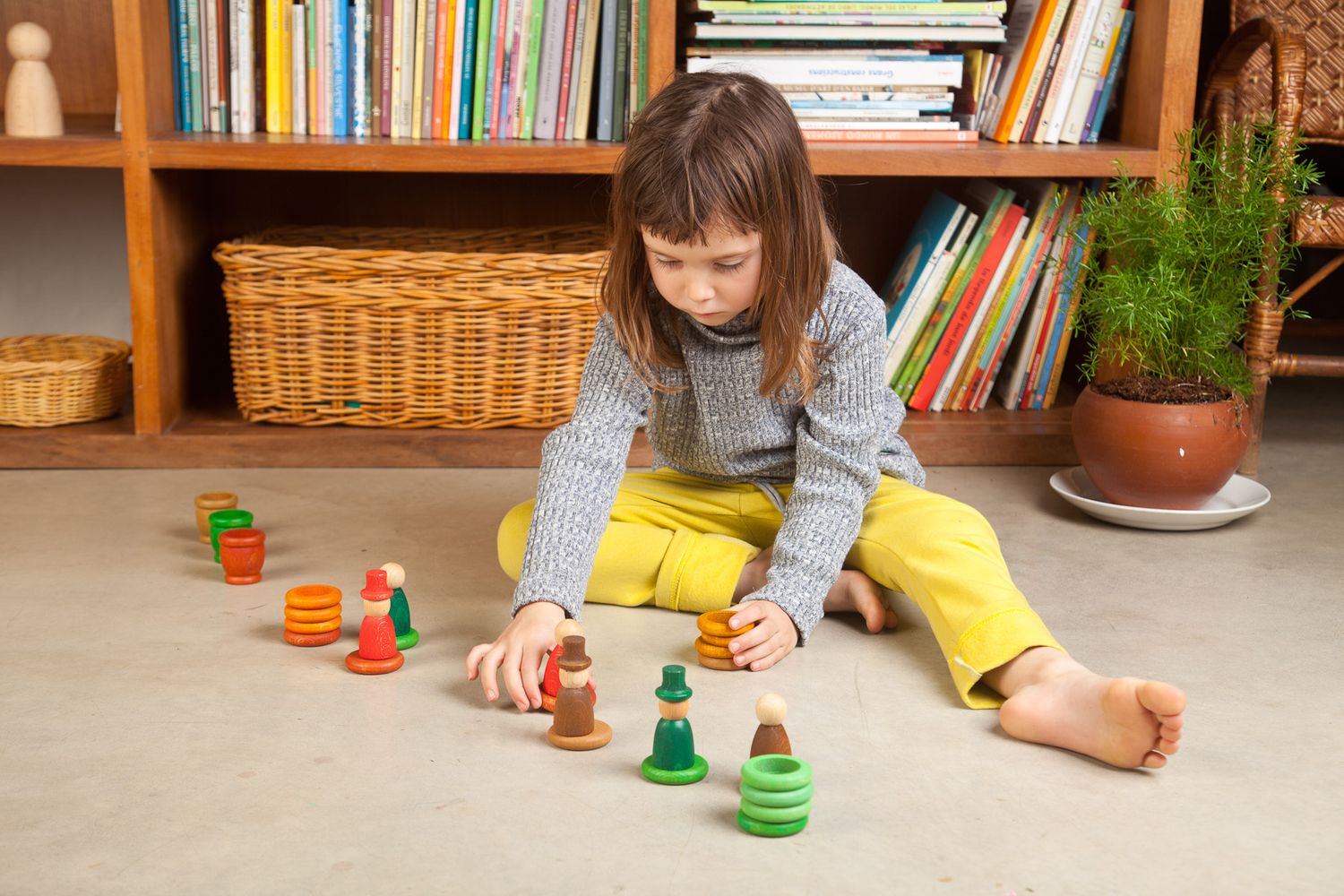 Set d'automne de jouets en bois Grapat