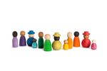 Jouets en bois Grapat 12 diverses figurines en bois