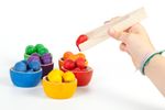 Grapat Wooden Toy Bowls & Acorns