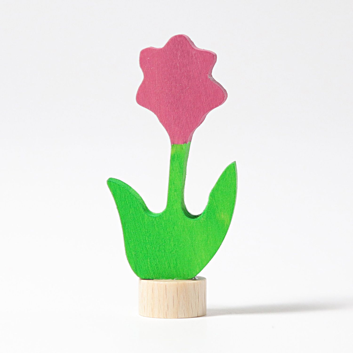 Grimm`s stick figure pink flower