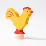 Grimm`s plug figure yellow rooster