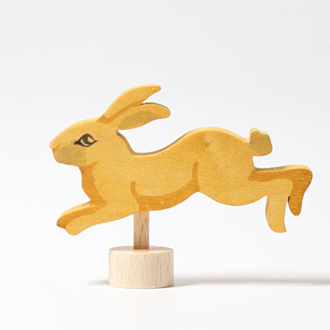 Grimm`s stick figure rabbit jumping