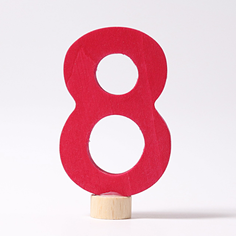 Grimm's Geburtstagsstecker Zahlen 8