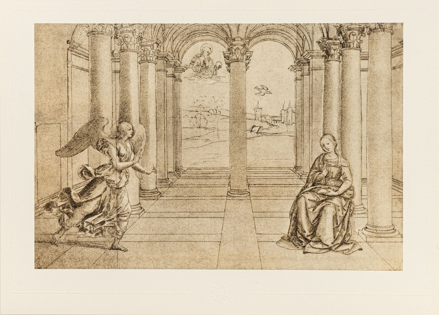 Art Print Annunciation to Mary