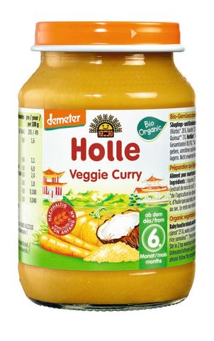 Tarros Holle Demeter de curry vegetariano