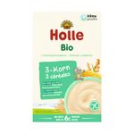 Holle Cereales integrales ecológicos Gachas de 3 cereales