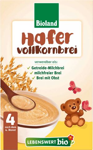 Holle Demeter Whole Grain Porridge Oats