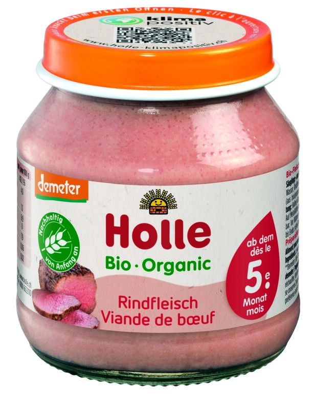 Petit pot de bœuf Holle Demeter