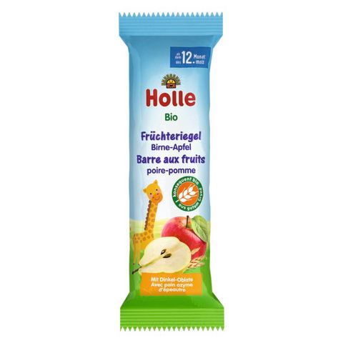 Holle Organic Snack - Barrita de frutas pera-manzana