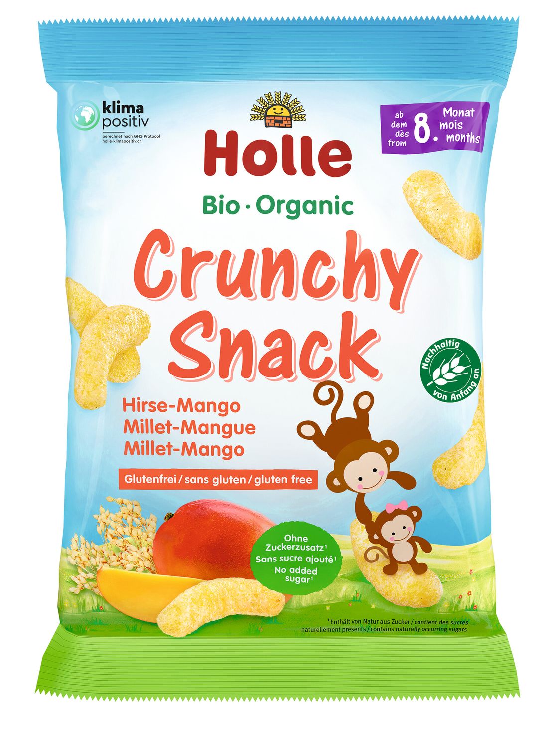 Snack biologico Holle - Miglio Mango