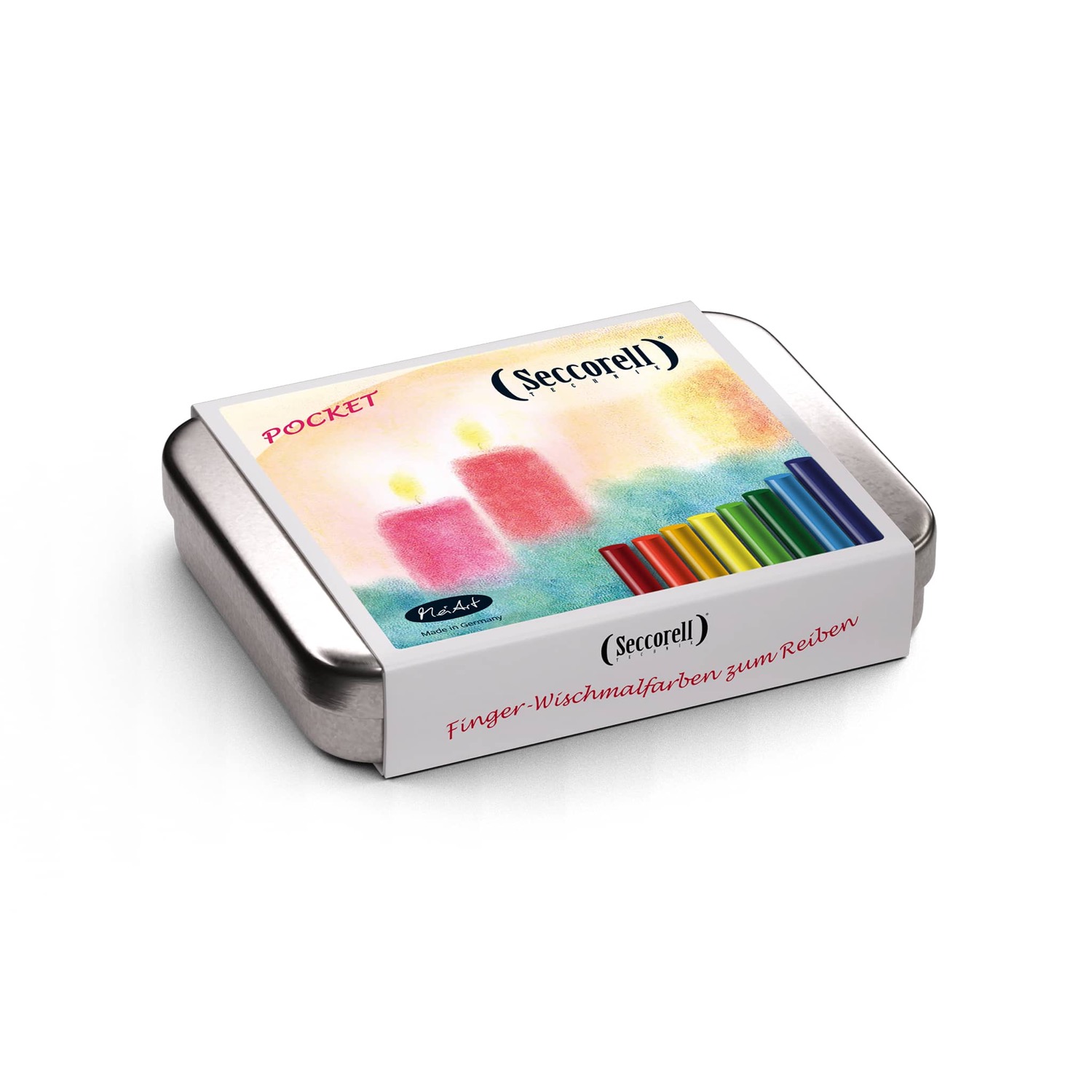 Seccorell Pocket Box Candle "Wipe and Paint" 