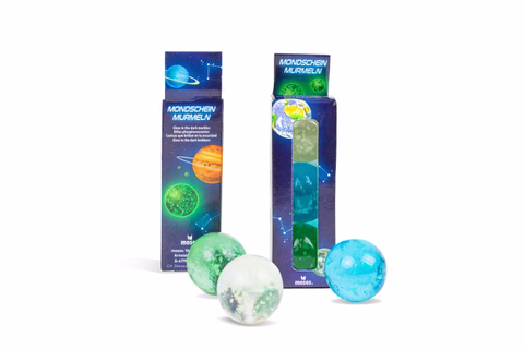 Glow in the dark maanlicht knikkers