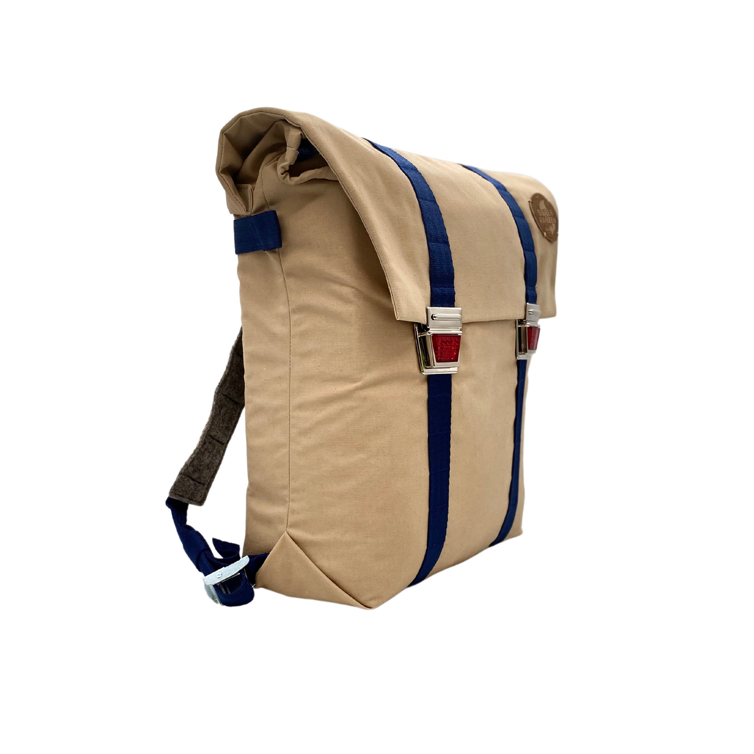 School bag, sand-blue