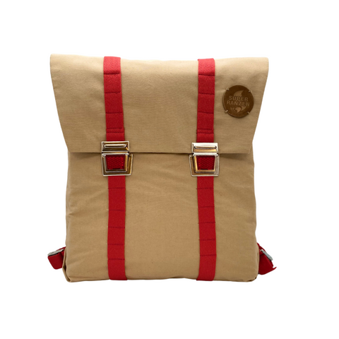 School bag, sand-red