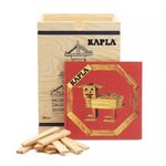 KAPLA Scatola Da 280 Pezzi - Piastrine In Legno Di Pino - Gioco Di Costruzione Creativo Per Bambini Da 2 Anni - Libro D'Arte Rosso Incluso - 2