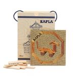 Kapla Kapla 280, Costruzioni in Legno + Libretto Tecnico + Libro d'Arte Rosso, Naturale - Educativo e divertente! unisex (bambini