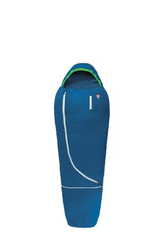 Children&#039;s sleeping bag with wool filling green