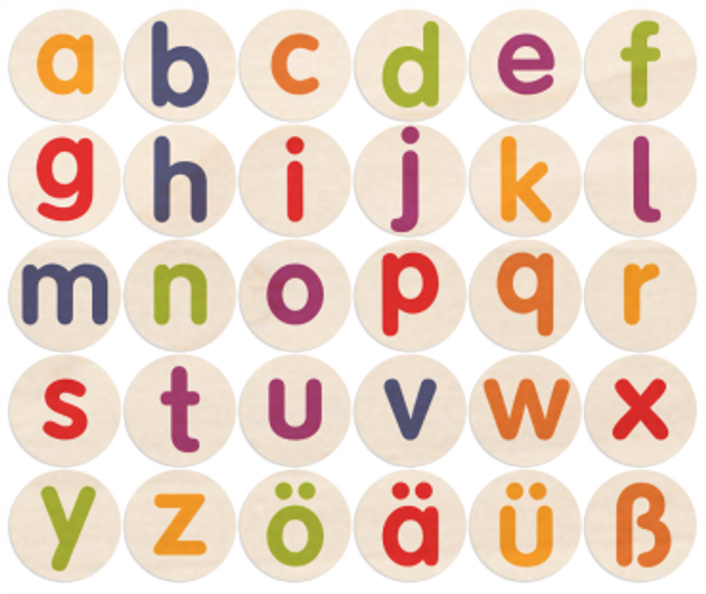 Tobar 23062 Timbri In Legno Con Lettere E Simboli, Set Per Bambini 5+ Con Cuscinetto Inchiostro