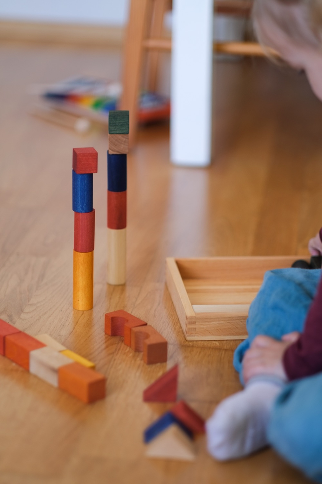 Rainbow building blocks  