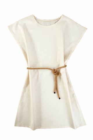 Roman tunic Spartacus, cotton white