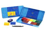 Crayones de cera Stockmar, 16 colores en caja de lata