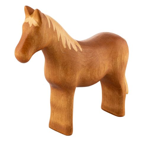 Figurine en bois Cheval