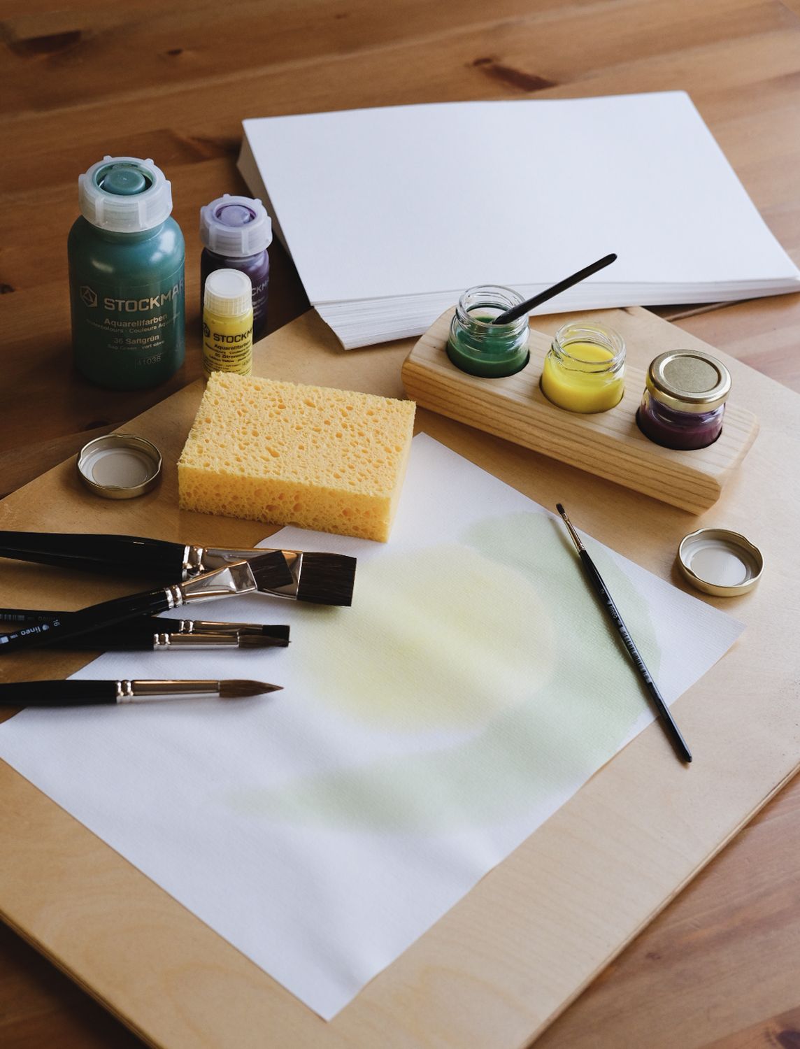 Tavolozza di Pittura, 35 Fogli Tavolozza di Carta Blocco A4 Tavolozza di Pittura Usa e Getta Artista Forniture di Pittura Acrilica per Pittura a Guazzo Ad Olio Acquerello