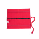 Trousse à roulettes rouge, 12 pièces