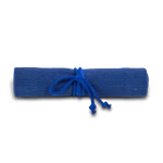 Astuccio per matite arrotolabile blu, 12s