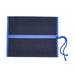 Astuccio per matite arrotolabile blu, 12s