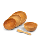Erlenholzschalen 3er Set