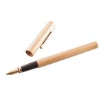 Penna stilografica in legno di pero