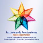 Fascinerende raamsterren Regenboogkleuren