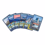 Quartett Set Berge, Wüsten, Städte, Seen