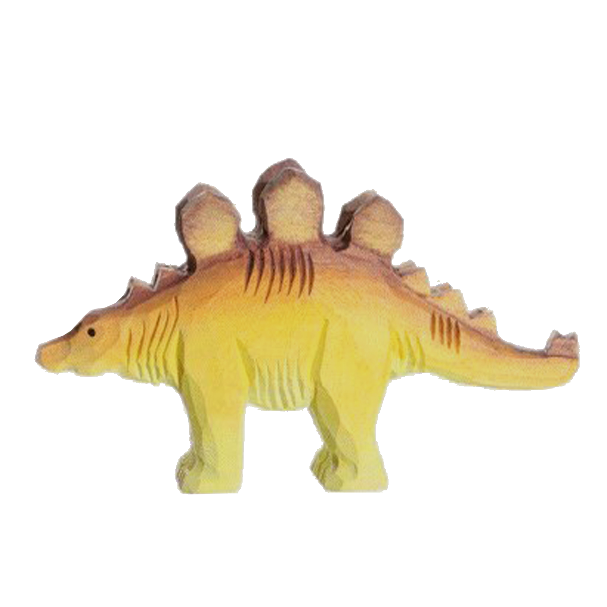 Stegosaurus wooden figure