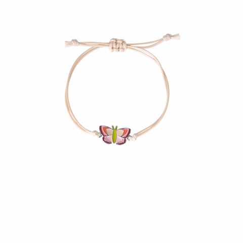 Armband Schmetterling Rosa