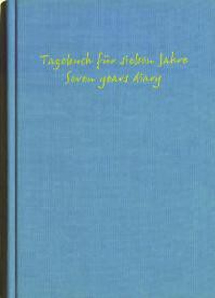 Tagebuch für sieben Jahre (türkis-blau)